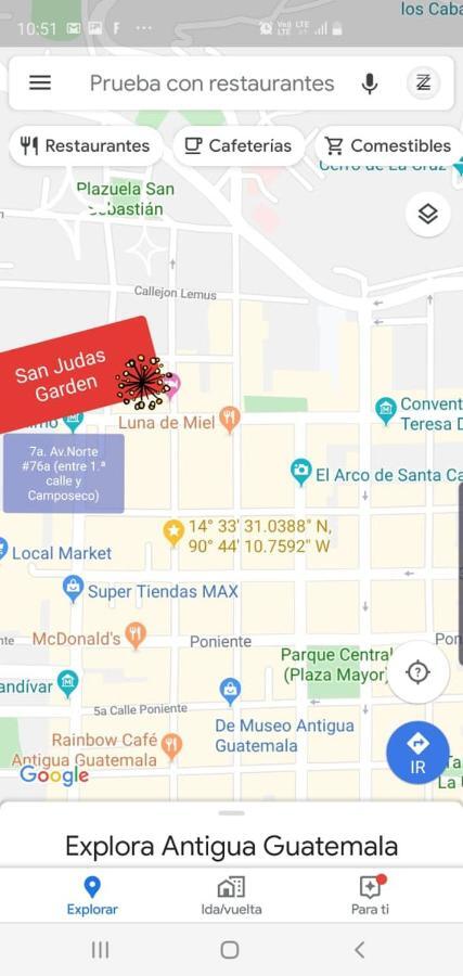 אנטיגואה גואטמלה Hotel San Judas Tadeo Garden מראה חיצוני תמונה